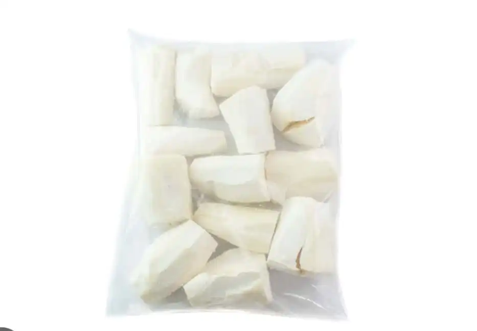 Tuca empacada al vacío en trozos